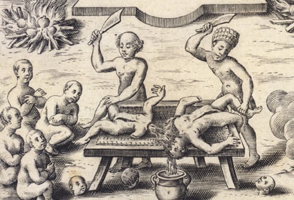 Каннибализм в древности