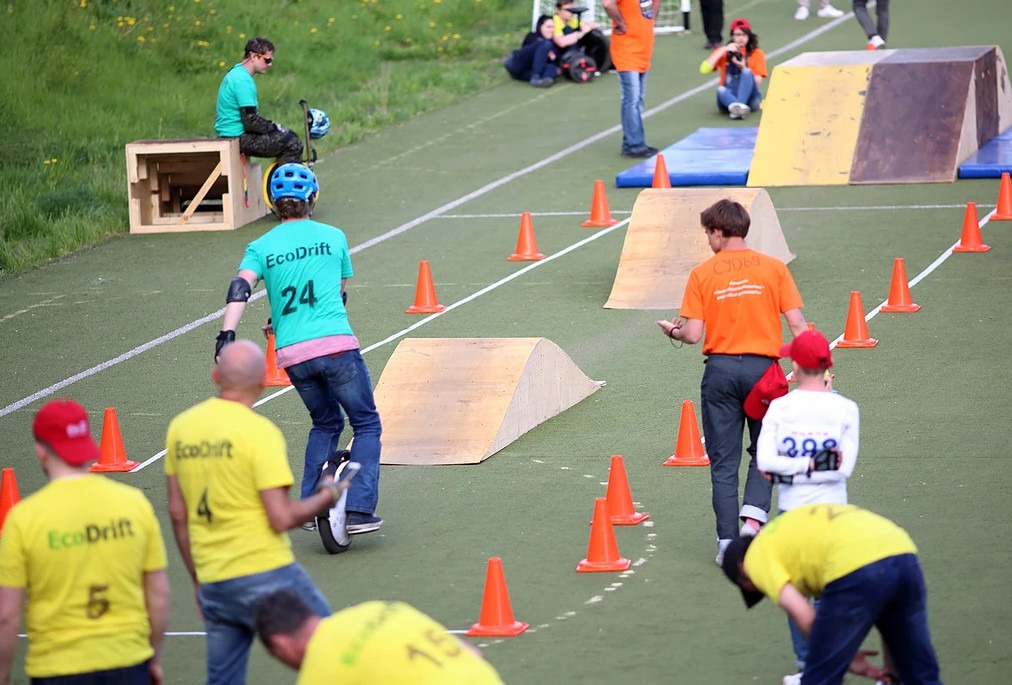 Моноколесные соревнованиия 2017 внедорожная трасса
