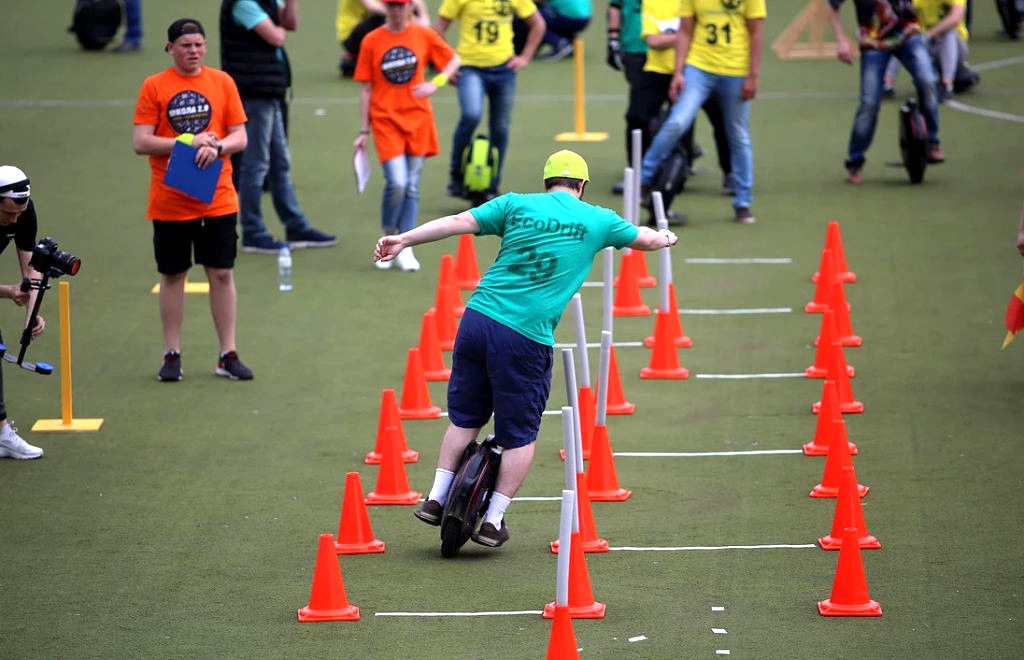 Моноколесные соревнованиия 2017 - змейка
