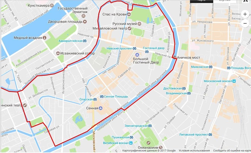 Наб. Мойки - наб. Фонтанки