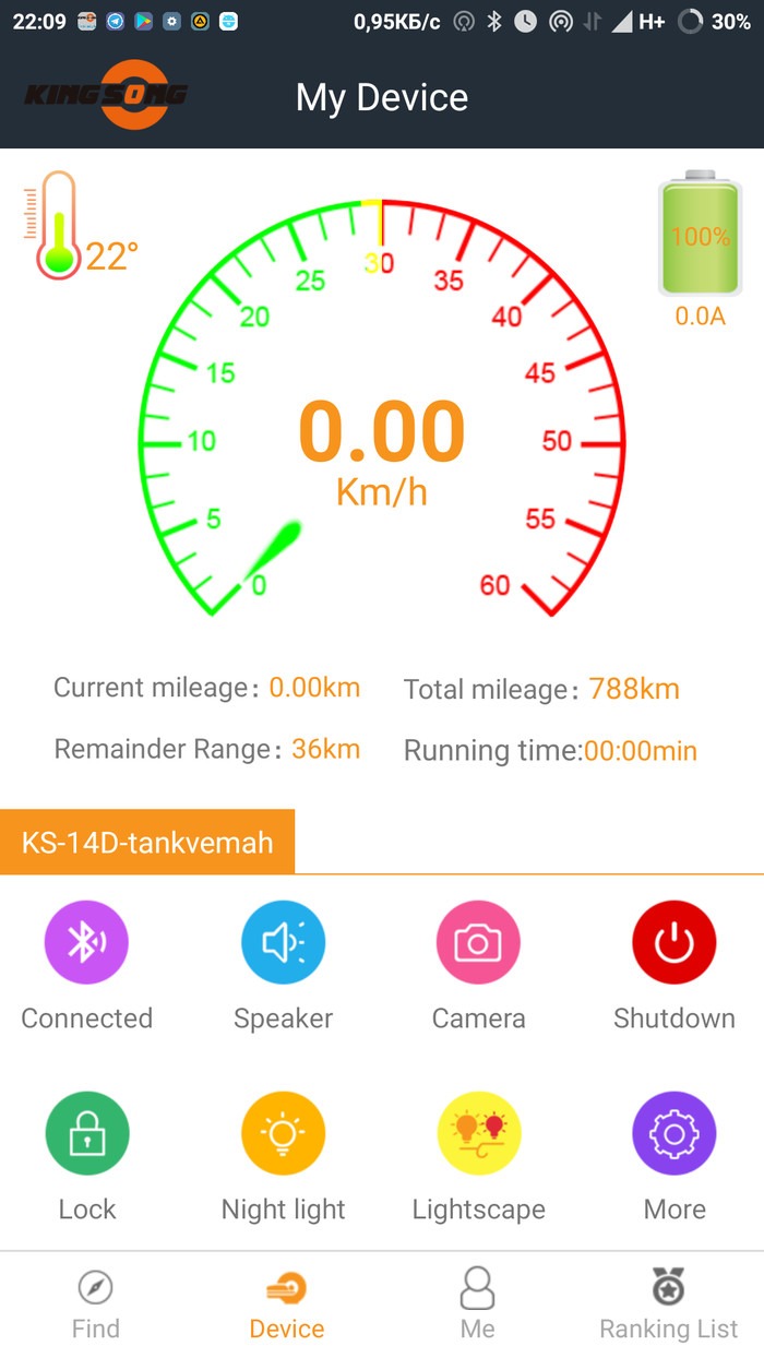 Проложение KingSong