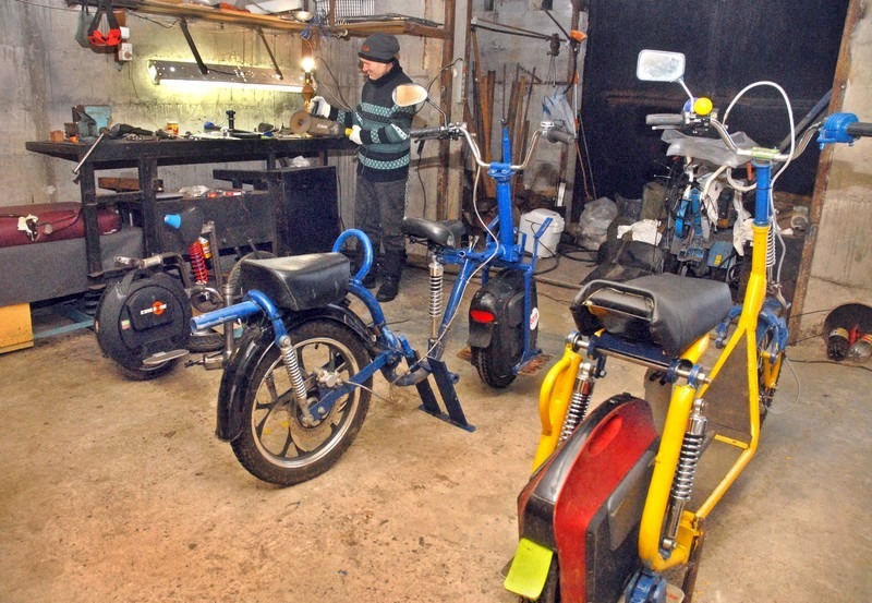 Самоделки из моноколес