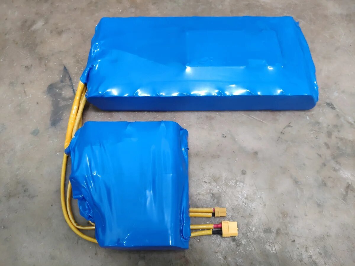 Упаковываем модули в термоусадочную трубку