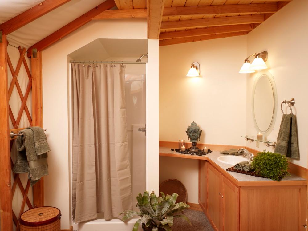 Ванная комната в юрте