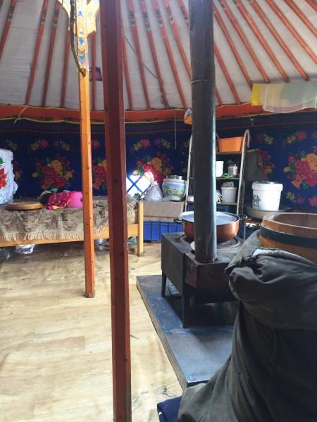 Жилая юрта в Монголии