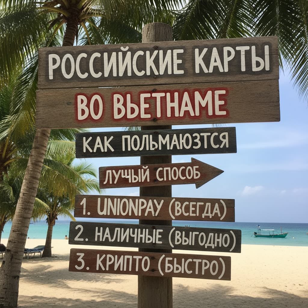 Какой самый выгодный способ использовать российские карты для трат во Вьетнаме?