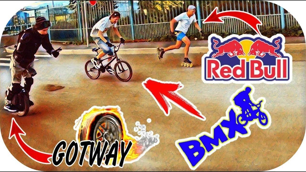 GotWay MSuper X VS профи на роликах и велосипедиста