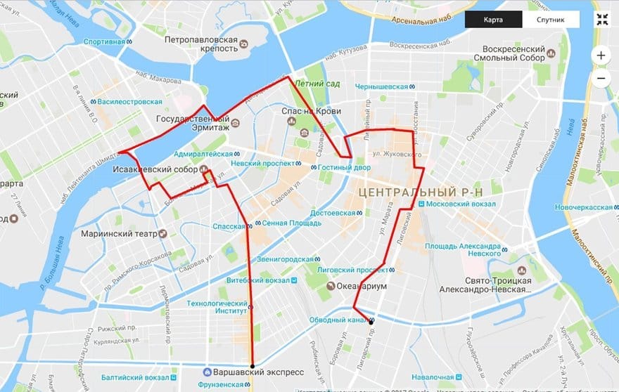 Лиговский - обводный