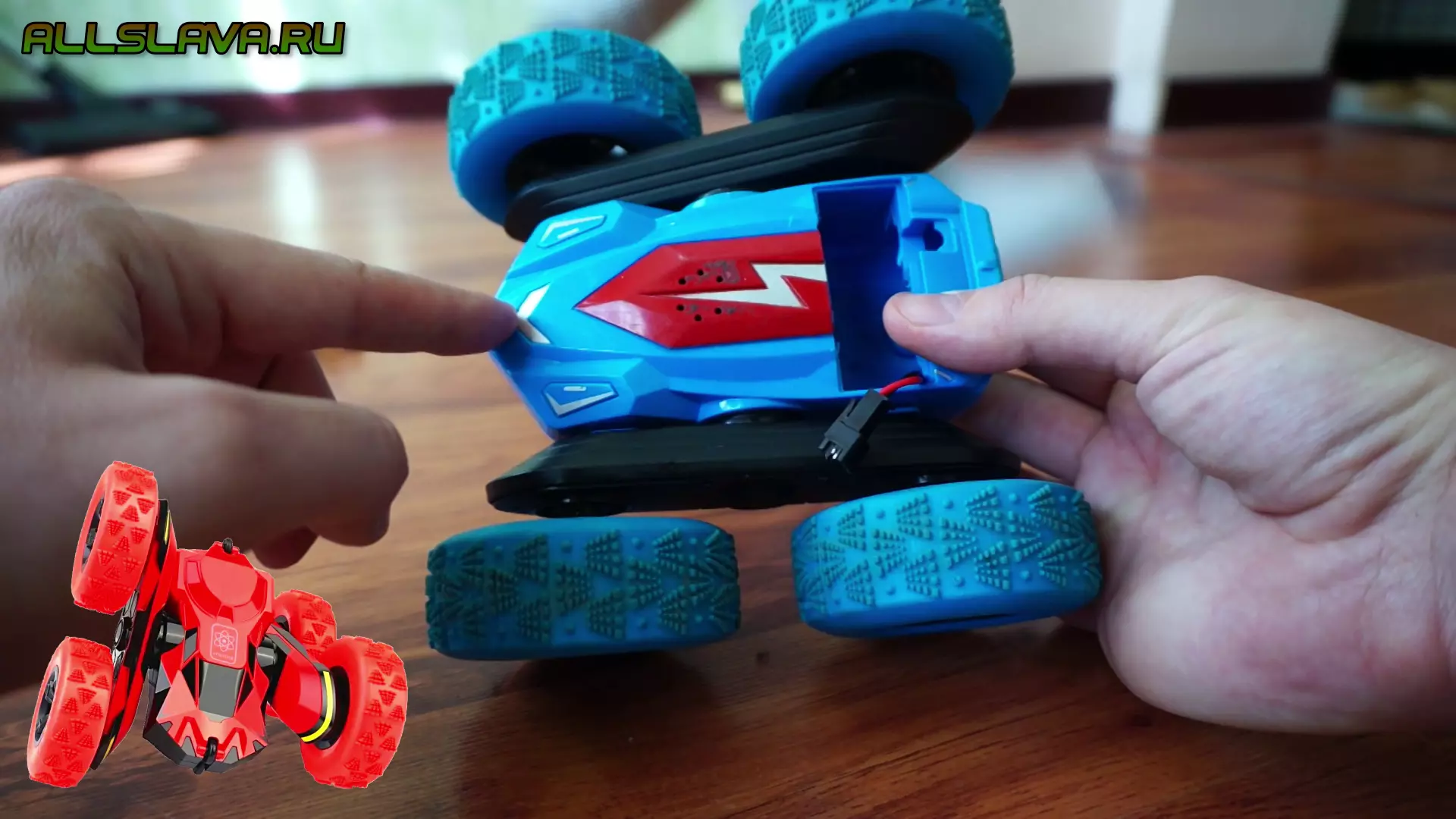 Меняем батарейку в РУ машинке без пайки и бесплатно