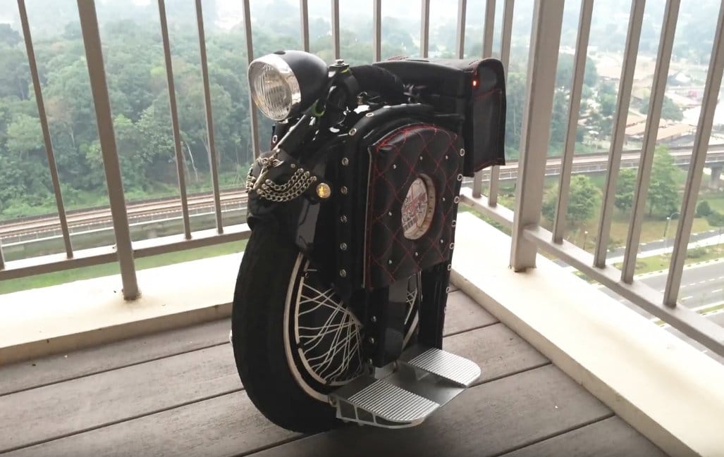 Моноколесо в стиле стимпанк