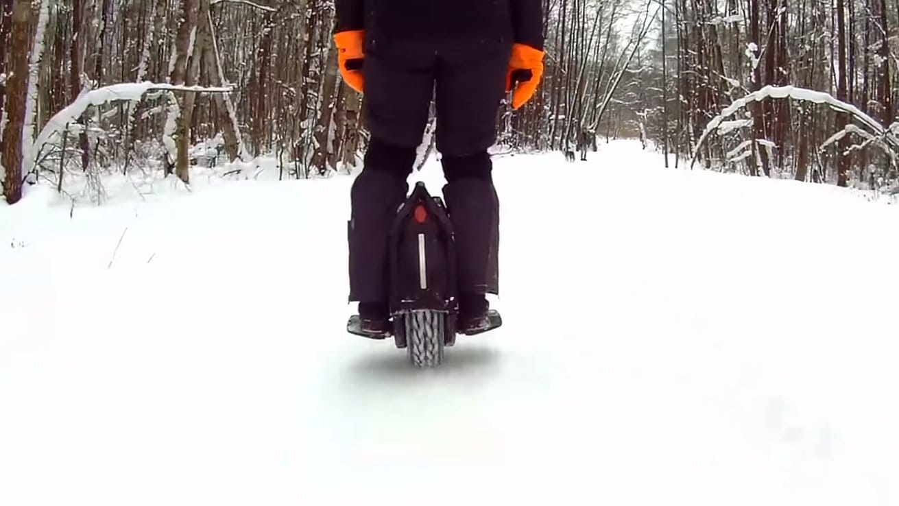 NineBot Z10 по снегу