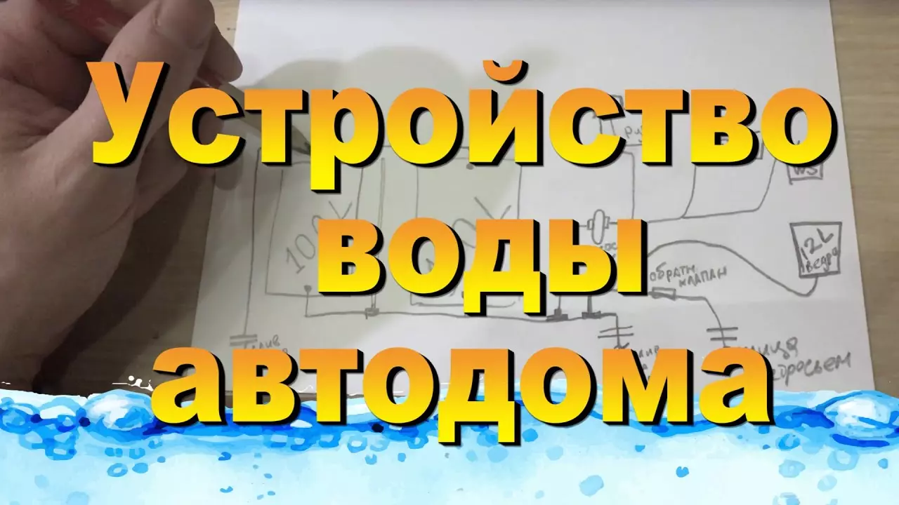 Простое устройство воды в кемпере