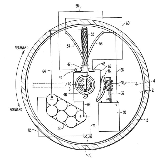 Схема моноколеса
