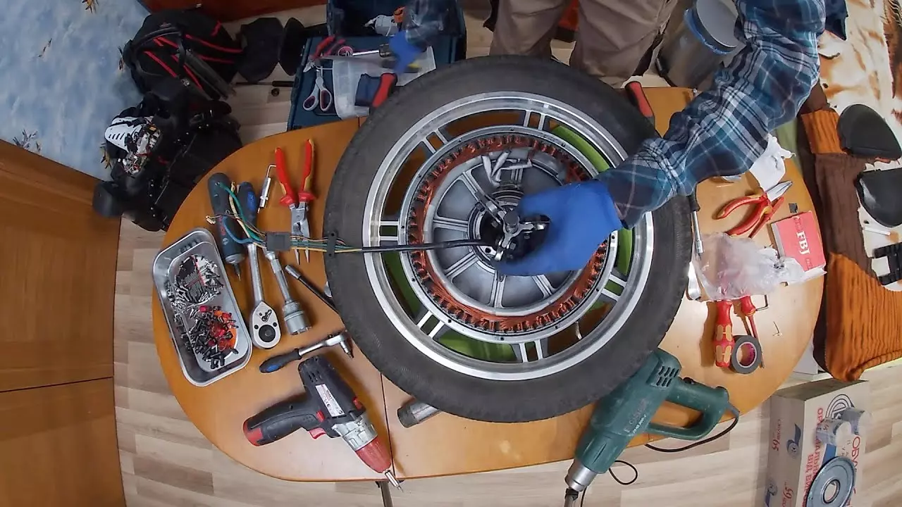 Замена подшипника на моноколесе Inmotion V11