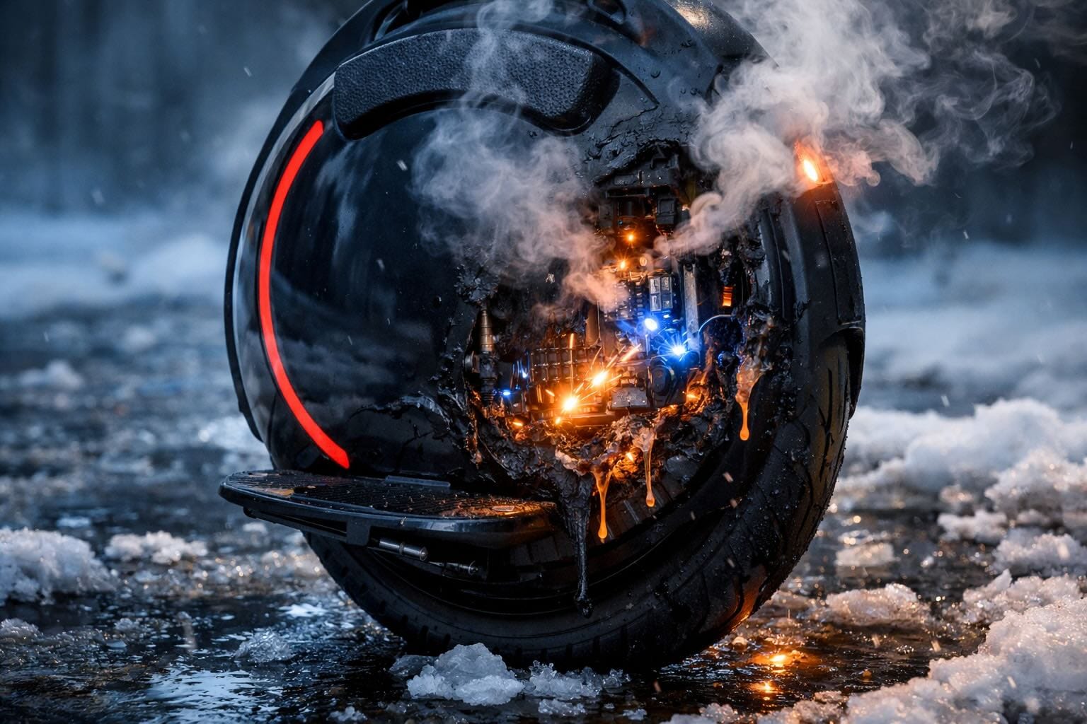 Почему горит моноколесо: хроника одного «утопленника» и работа над ошибками