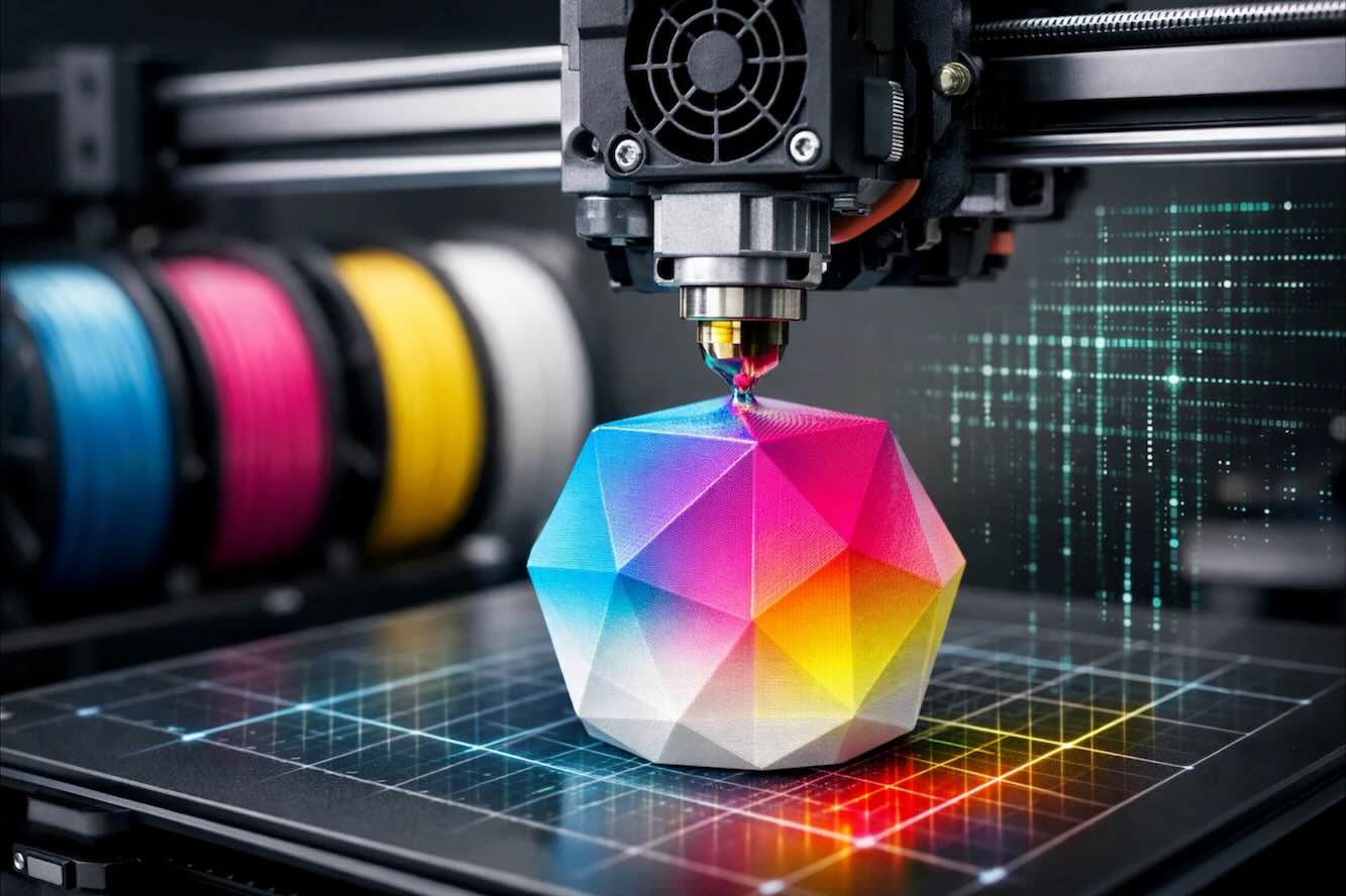 Алгоритм Full Spectrum: многоцветная 3D печать и износ механики