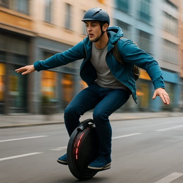 Как научиться ездить на моноколесе?