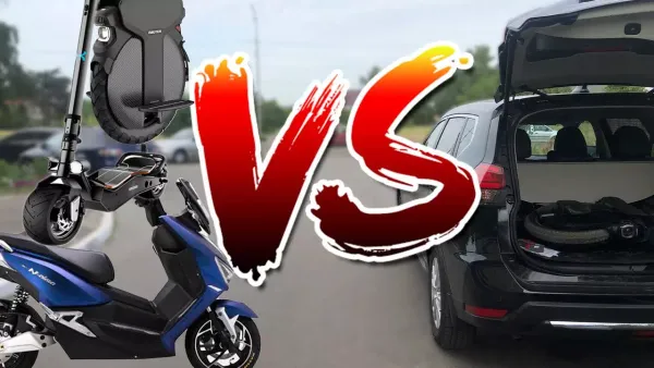 Авто и электросамокат, моноколесо, электроскутер - конкуренты?