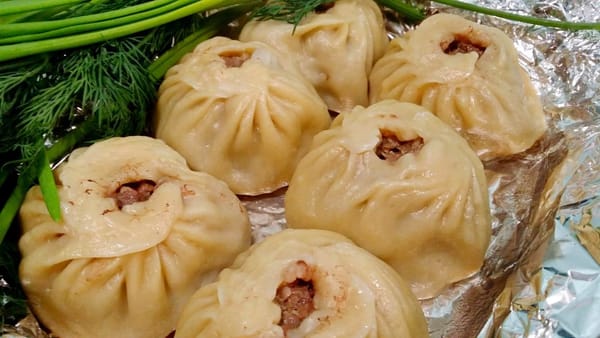 Буузы с луком