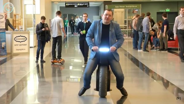 Моноколесо в Экспоцентре Новосибирска