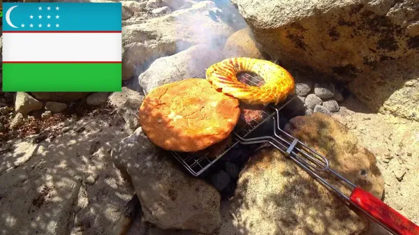 На моноколесе и велосипедах в горы, Самарканд - Агалык, купаемся в горной реке