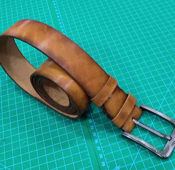 Нереально длинный кожаный ремень - ручная работа