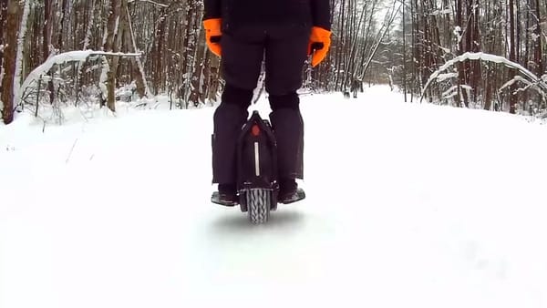 NineBot Z10 по снегу