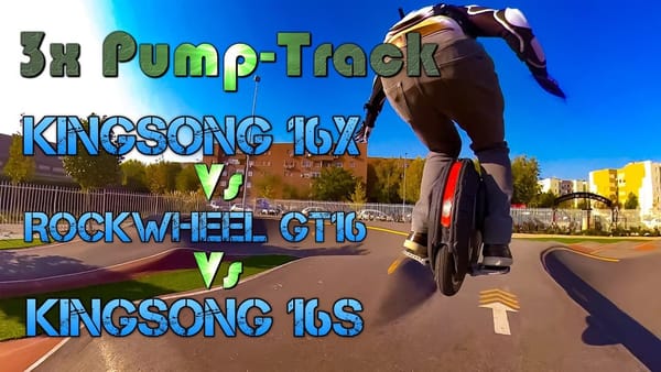 Памп трек на моноколёсах