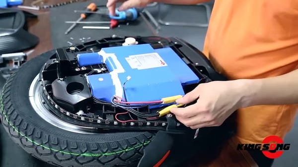 Разборка моноколеса King Song KS 16X