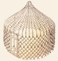 Северно афганская юрта