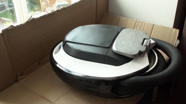 Заклеивание камеры моноколеса