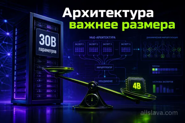 Параметры больше не решают: почему 4-миллиардная модель обходит 30-миллиардную и что это значит для будущего AI